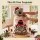 Jingle Jollys 3 Pack Christmas Santa Sacks 70 x 50cm Reusable Personalised Canvas Gift Storage Bags Multicolour