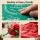 Jingle Jollys Christmas Santa Sacks 6 Pack Reusable Drawstring Gift Storage Bags Red and Green 2 Sizes