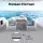 Seamanship EVA Foam Boat Flooring Mat, Light Grey, 240x90x0.6cm, Weather-Resistant, Anti-Slip, Easy DIY Installation