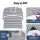 Seamanship EVA Foam Boat Flooring Mat, Light Grey, 240x90x0.6cm, Weather-Resistant, Anti-Slip, Easy DIY Installation