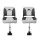 Seamanship 2-Pack Folding Boat Seats with 34–46cm Adjustable Swivel Pedestals 13cm Padding Grey