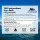 Seamanship 2-Pack Folding Boat Seats with 34–46cm Adjustable Swivel Pedestals 13cm Padding Grey