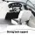 Seamanship 2-Pack Folding Boat Seats with 55–75cm Adjustable Swivel Pedestals 360-Degree Low Back Charcoal