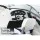 Seamanship Folding Boat Seats, Premium Plastic & UV-Resistant PVC, 13cm Padding, White/Blue, Set of 2 with Swivel Base