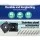 Seamanship 2X Folding Boat Seats, Premium Molded Plastic, Grey/Blue, 41x38x60cm, UV-Resistant, Swivel Base Included