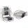 Seamanship 2X Folding Boat Seats, Premium Plastic & UV-Resistant PVC, Charcoal, 10cm Padding, Swivel Base, All-Weather