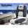 Seamanship 2X Folding Boat Seats, Premium Plastic, UV-Resistant, 10cm Padding, Grey, All-Weather, Swivel Base, 2 Pack