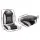 Seamanship 2X Folding Marine Boat Seats, High-Back, Grey/Black, 43x38x60cm, Swivel Base, Weatherproof & UV-Res