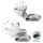 Seamanship Reclining Captain Boat Seat 90°-155°, 19cm Thick Cushion, Marine-Grade PVC, 136kg, Deep Grey, 65x65x