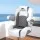 Seamanship Reclining Captain Boat Seat 90°-155°, 19cm Thick Cushion, Marine-Grade PVC, 136kg, Deep Grey, 65x65x