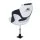 Seamanship Flip-Up Boat Seat with 34–46cm Swivel Pedestal 15cm Padding White and Blue