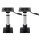 Seamanship Boat Seat Pedestal 34–46cm Adjustable Gas Lift 360° Swivel Heavy Duty 2 Pack Supports 180kg