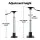 Seamanship Adjustable Boat Seat Pedestal 55-75cm Gas Lift, 360° Swivel, Steel Base, 181kg, Corrosion Resistant