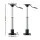Seamanship Boat Seat Pedestal 2 Pack 55–75cm Adjustable Gas Lift 360° Swivel Steel Base Aluminium Post 180kg
