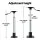 Seamanship Boat Seat Pedestal 2 Pack 55–75cm Adjustable Gas Lift 360° Swivel Steel Base Aluminium Post 180kg