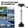 Seamanship Boat Seat Pedestal 2 Pack 55–75cm Adjustable Gas Lift 360° Swivel Steel Base Aluminium Post 180kg