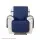 Artiss Navy Recliner Chair Cover - Water Resistant, Diamond-Quilted Microfibre, 1-Seater, 168x203cm, Machine Washable