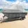 Seamanship Boat Cover, Heavy Duty 600D Polyester, 21-23ft, Grey, UV & Mildew Resistant, Trailerable with Zipper Access