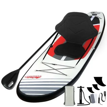 Weisshorn 11ft Inflatable Stand-Up Paddle Board, Kayak-Convertible, 15cm Drop-Stitch, Adjustable Paddle, 160kg Capacity