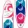 Weisshorn 11ft Inflatable Stand Up Paddle Board - Durable Drop-Stitch, Kayak Seat, 160kg Capacity, Pink, Blue & White