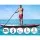 Weisshorn 11ft Inflatable Stand Up Paddle Board - Durable Drop-Stitch, Kayak Seat, 160kg Capacity, Pink, Blue & White