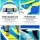 Weisshorn 11ft Inflatable Stand-Up Paddle Board, Drop-Stitch Core, Includes Kayak Seat, Paddle & Pump, Yellow