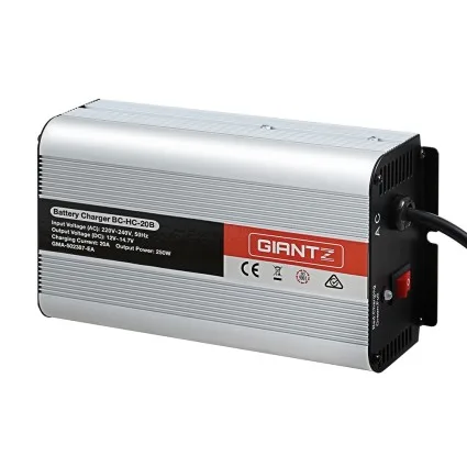 Giantz 12V 20A Car Battery Charger Inverter - Automatic, Portable, PWM, Overcharge Protection for ATV, 4WD, Boats