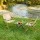 Weisshorn 3-Piece Camping Table Chair Set Folding Aluminium Table Steel Chairs Portable Outdoor Picnic Set