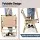 Weisshorn 3-Piece Camping Table and Chair Set Folding Aluminium Table with Two Portable Outdoor Chairs