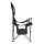 Weisshorn Grey Folding Camping Chairs 2pcs - Portable, Durable 600D Oxford, High Back, 100kg Capacity, Bonus Carry Bag