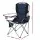 Weisshorn Portable Folding Camping Chairs 2pcs, Navy, Steel Frame, 600D Oxford Fabric, Drink Holder, 100kg Capacity