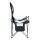 Weisshorn Portable Folding Camping Chairs 2pcs, Navy, Steel Frame, 600D Oxford Fabric, Drink Holder, 100kg Capacity