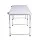 Weisshorn 240CM Portable Folding Camping Table - Adjustable Heights, Aluminium Frame, Rust-Resistant, Lightweight