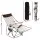 Weisshorn Lightweight Folding Reclining Camping Chair - 600D Fabric, Adjustable Backrest, Portable Comfort, 130kg Capacity