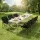 Weisshorn 7-Piece Camping Table and Chair Set Folding Aluminium Table Six Steel Chairs Portable Outdoor