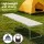 Weisshorn 7-Piece Camping Table and Chair Set Folding Aluminium Table Six Steel Chairs Portable Outdoor