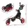 Everfit Foldable Golf Buggy Trolley Cart, 3-Wheel Aluminium, 360° Swivel, Umbrella & Cup Holder, 138x75x117cm