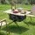 Weisshorn Folding Camping Table Portable Picnic Desk Waterproof 600D Polyester Metal Frame Compact Foldable with Carry-B