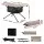 Weisshorn Folding Camping Table Portable Picnic Desk Waterproof 600D Polyester Metal Frame Compact Foldable with Carry-B