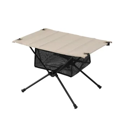 Weisshorn Folding Camping Table Portable Picnic Desk Waterproof 600D Polyester Metal Frame Compact Foldable with Carry-B