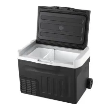 Glacio 30L Portable Fridge Freezer with Wheels, Retractable Handle, LCD, 12V/24V/240V, ECO Mode for Camping