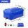 Weisshorn 1000L Collapsible PVC Water Bladder Storage Tank Portable Blue for Rainwater Harvesting and Camping