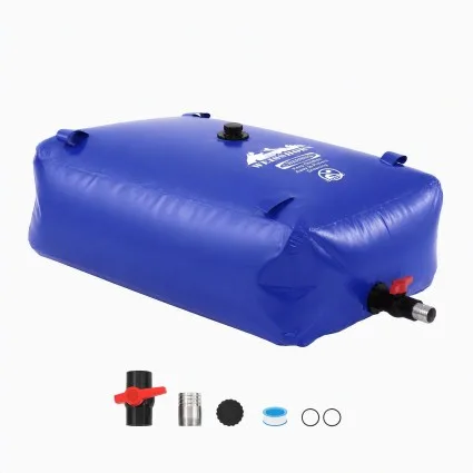Weisshorn 240L Collapsible Water Bladder Storage Tank PVC Blue Portable Non-Drinking Water Use Camping
