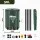 Weisshorn 50L Collapsible Rainwater Barrel PVC Water Tank with Mesh Filter Faucet Green Storage
