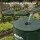 Weisshorn 50L Collapsible Rainwater Barrel PVC Water Tank with Mesh Filter Faucet Green Storage