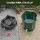 Weisshorn 50L Collapsible Rainwater Barrel PVC Water Tank with Mesh Filter Faucet Green Storage