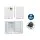 Devanti 60L Upright Freezer Fridge White with Fast Freezing, Adjustable Temperature, Quiet Operation, Energy Saving