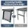 Weisshorn Folding Camping Table with Heat-Resistant Mesh Cooking Top Lightweight Portable Black Outdoor