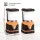 Weisshorn 2-Pack LED Camping Lanterns, 1000LM, Waterproof, Stepless Dimming, 70+ Hours Runtime, Dual Hooks, PVC Material