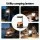 Weisshorn 2-Pack LED Camping Lanterns, 1000LM, Waterproof, Stepless Dimming, 70+ Hours Runtime, Dual Hooks, PVC Material